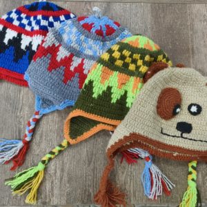 Шапка вязаная для бани